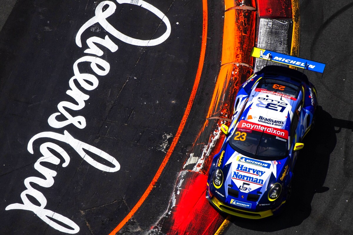 Lockie Bloxsom #23 racing at Surfers Paradise Street Circuit 2025