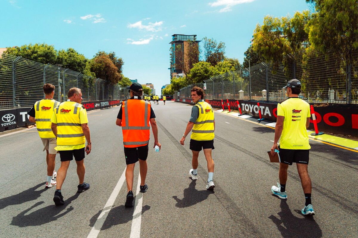 McElrea Racing drivers at Adelaide Street Circuit 2025