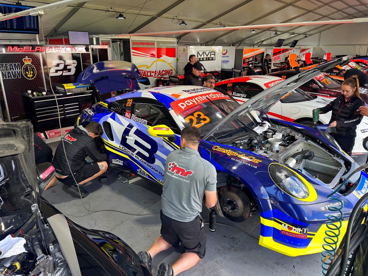 McElrea Racing crew at Adelaide Street Circuit 2025