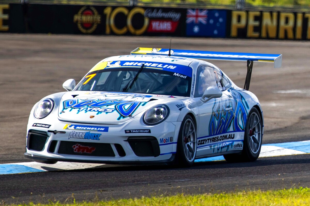 Kamal Mrad #7 racing at Sandown International Raceway 2025