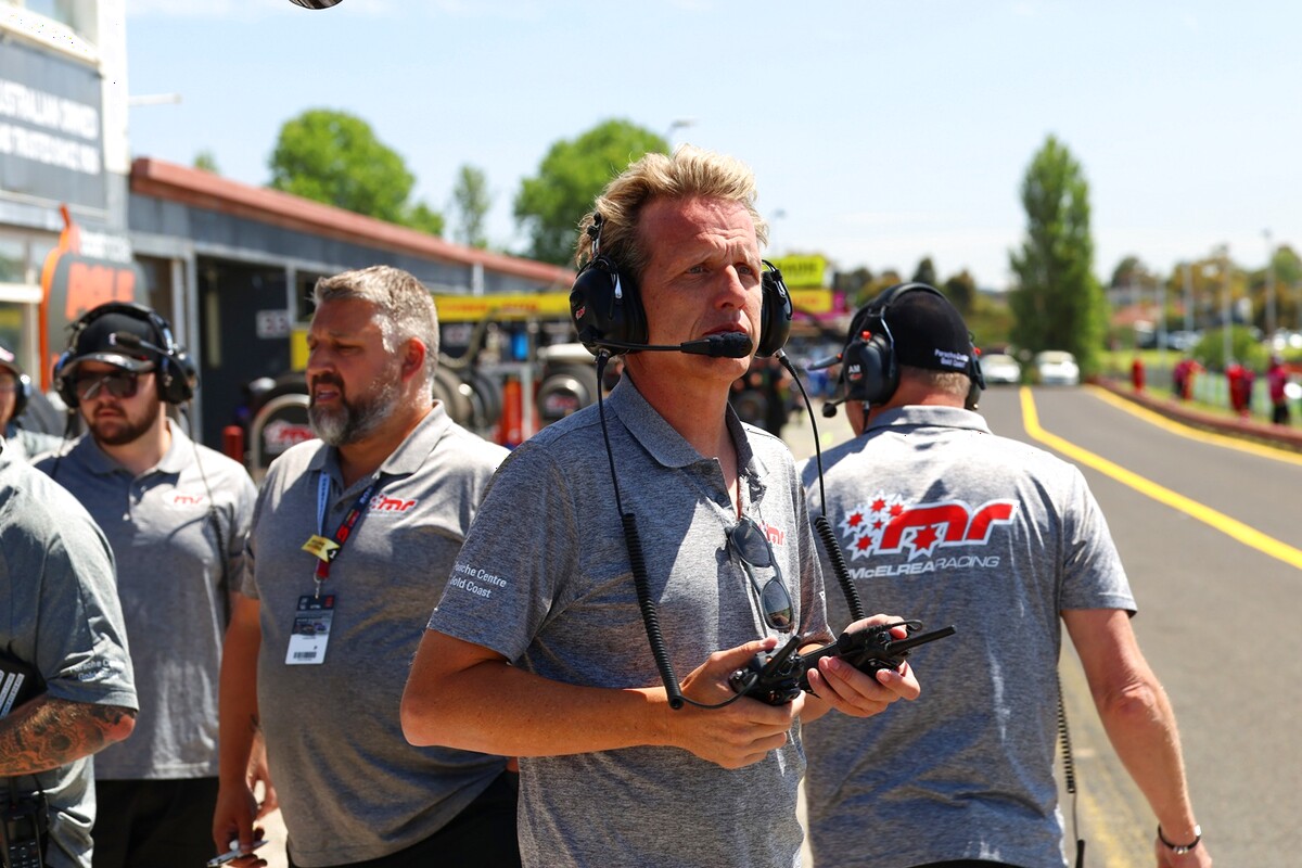 McElrea Racing crew at Sandown International Raceway 2025