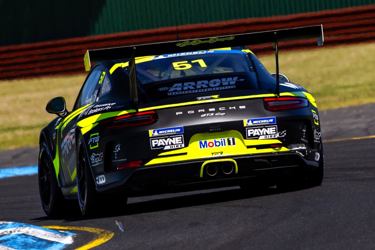 Tim Farrell #51 racing at Sandown International Raceway 2025