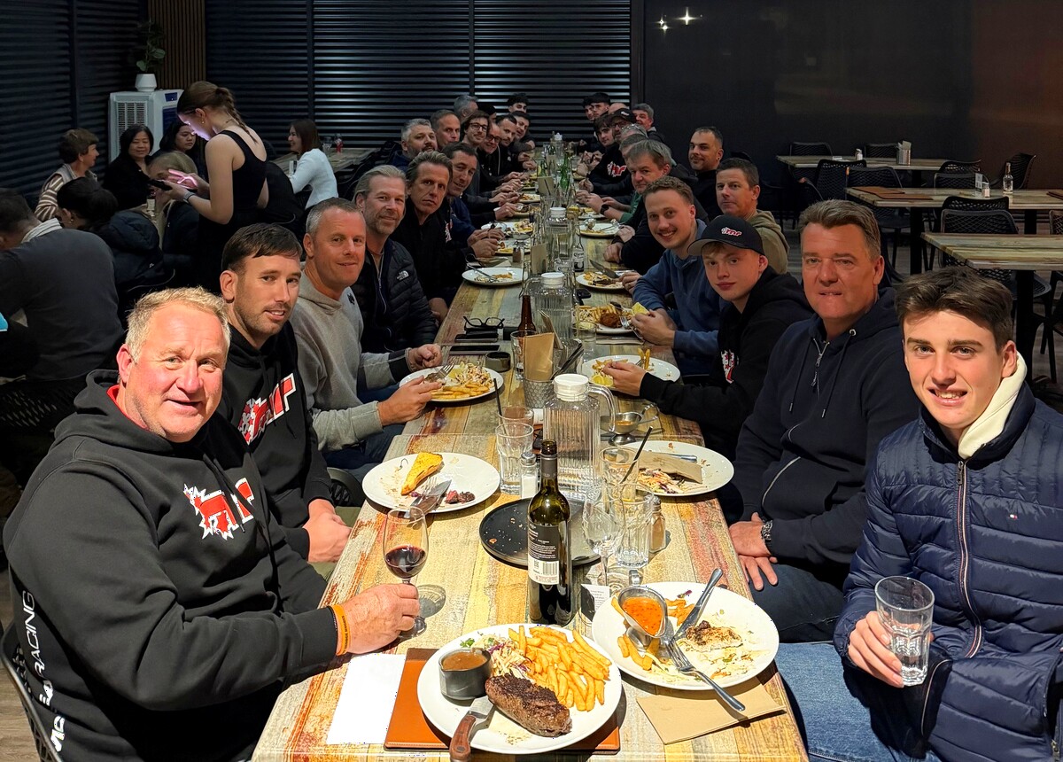 McElrea Racing drivers and crew at The Bend Motorsport Park 2026