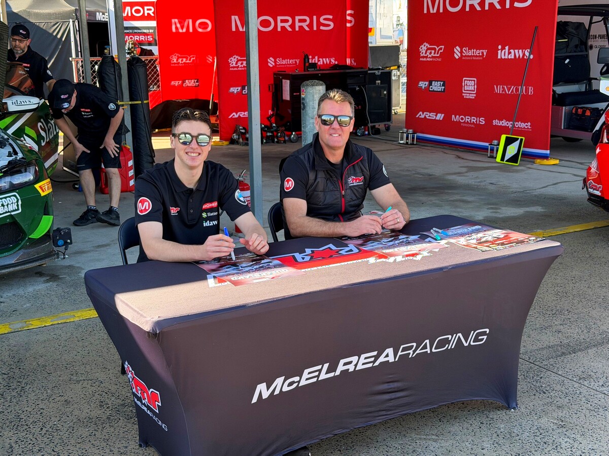 McElrea Racing drivers at Queensland Raceway 2026