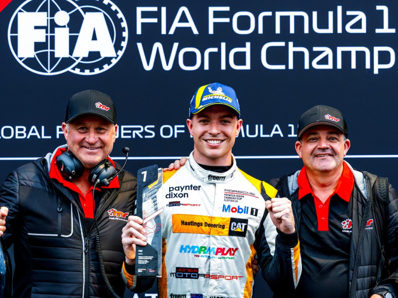 McElrea Racing on the podium at Australian Grand Prix 2026