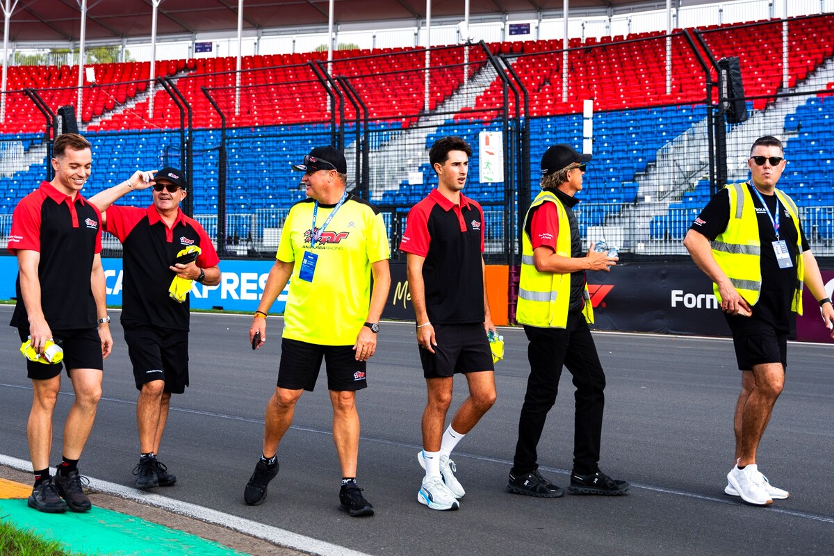 McElrea Racing crew and drivers at the Australian Grand Prix 2026