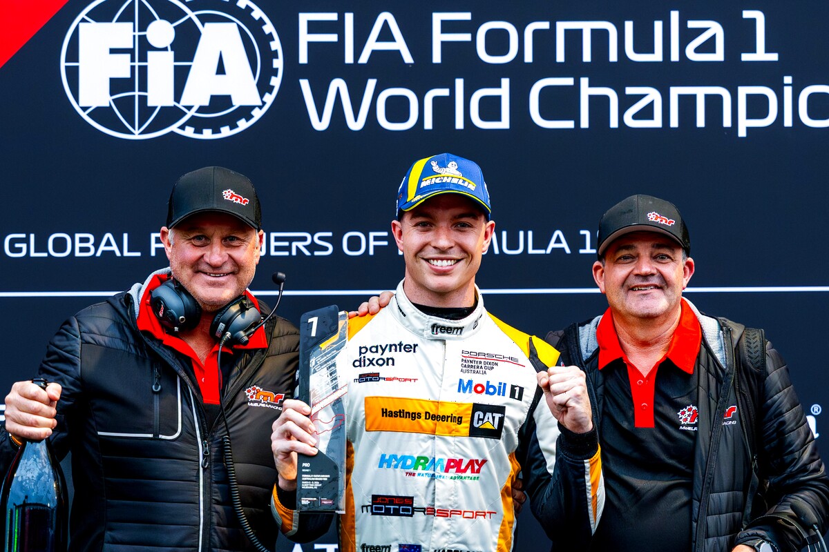 McElrea Racing on the podium at Australian Grand Prix 2026