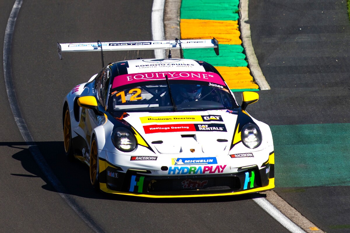 Harri Jones #12 racing at Australian Grand Prix 2026