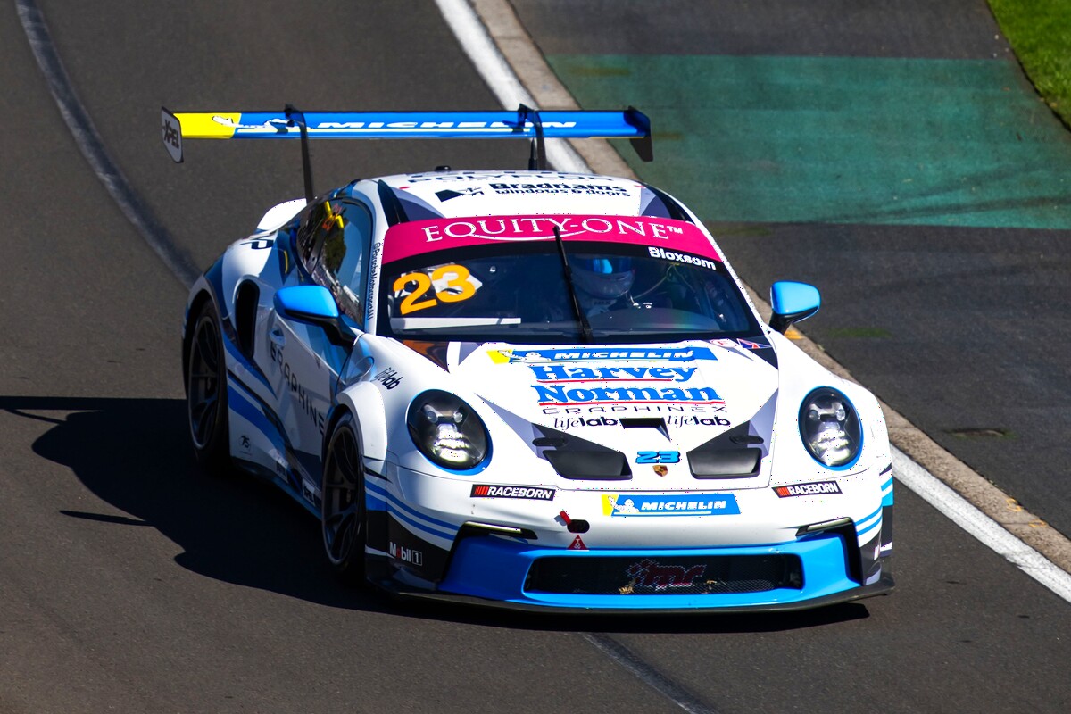 Lockie Bloxsom #23 racing at Australian Grand Prix 2026