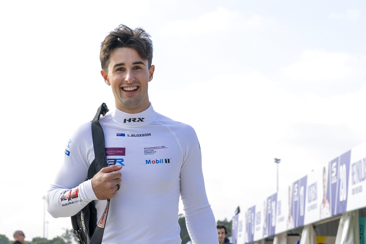 Lockie Bloxsom #23 racing at Australian Grand Prix 2026