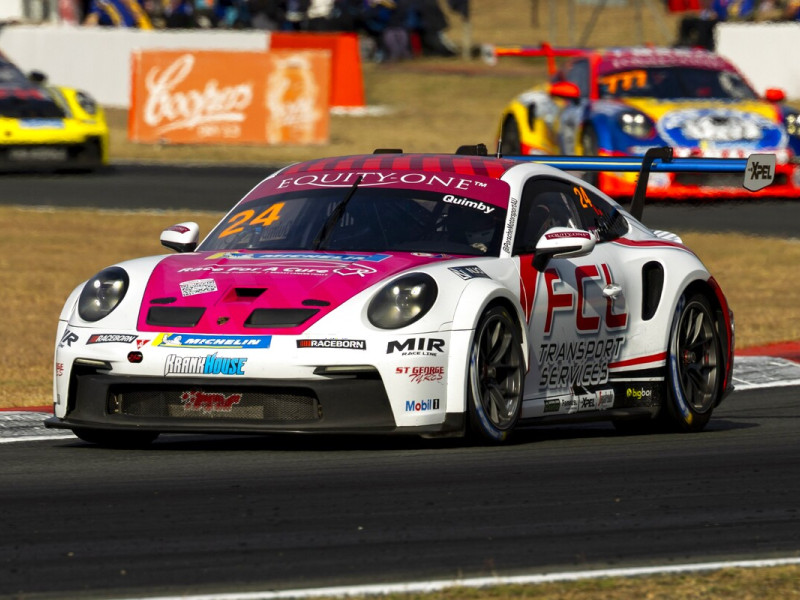 Daniel Quimby #24 racing at Queensland Raceway 2026