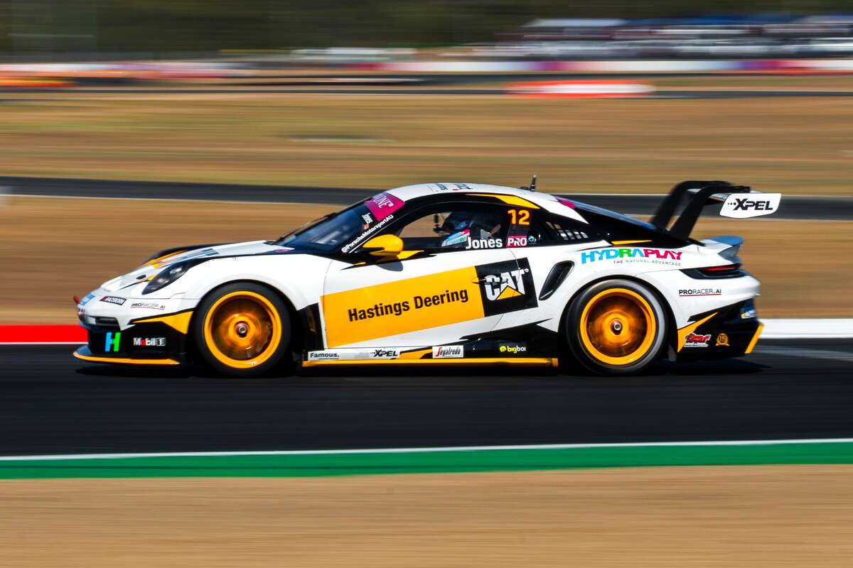 Harri Jones #12 racing at Queensland Raceway 2026