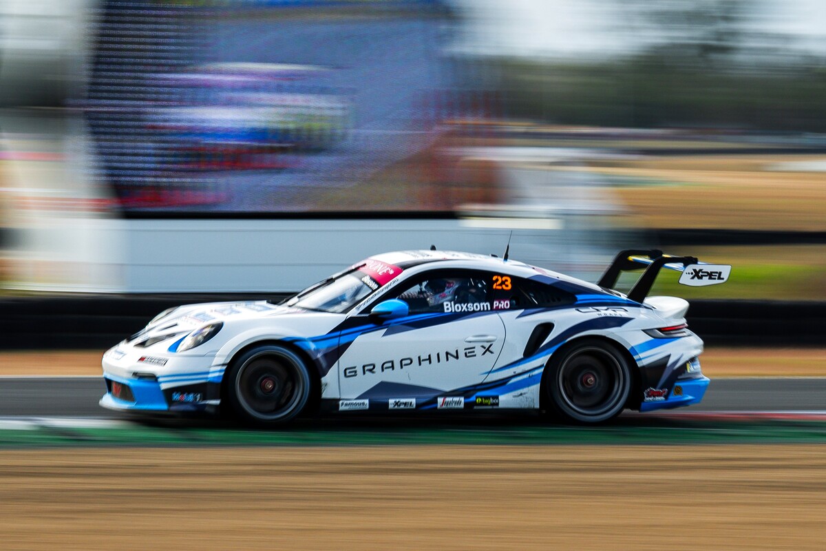 Lockie Bloxsom #23 racing at Queensland Raceway 2026