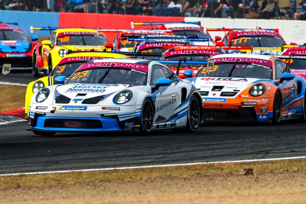 Lockie Bloxsom #23 racing at Queensland Raceway 2026