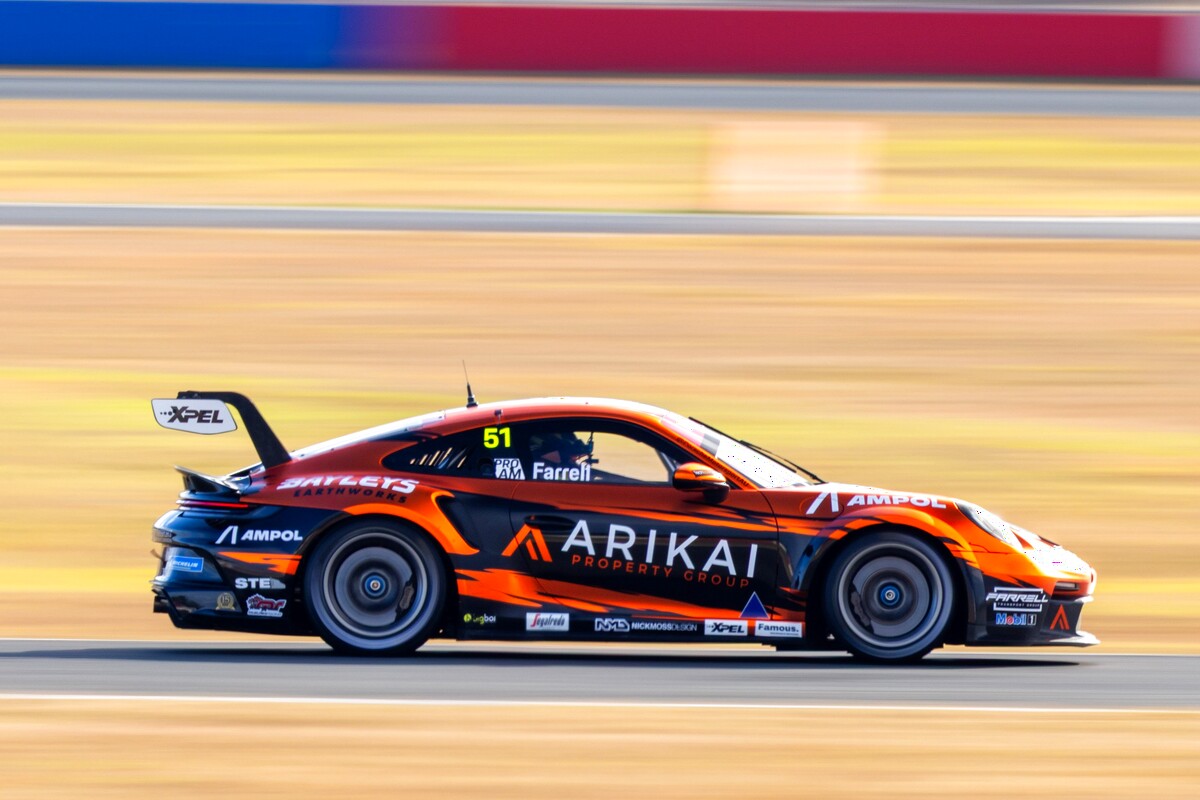 Tim Farrell #51 racing at Queensland Raceway 2026