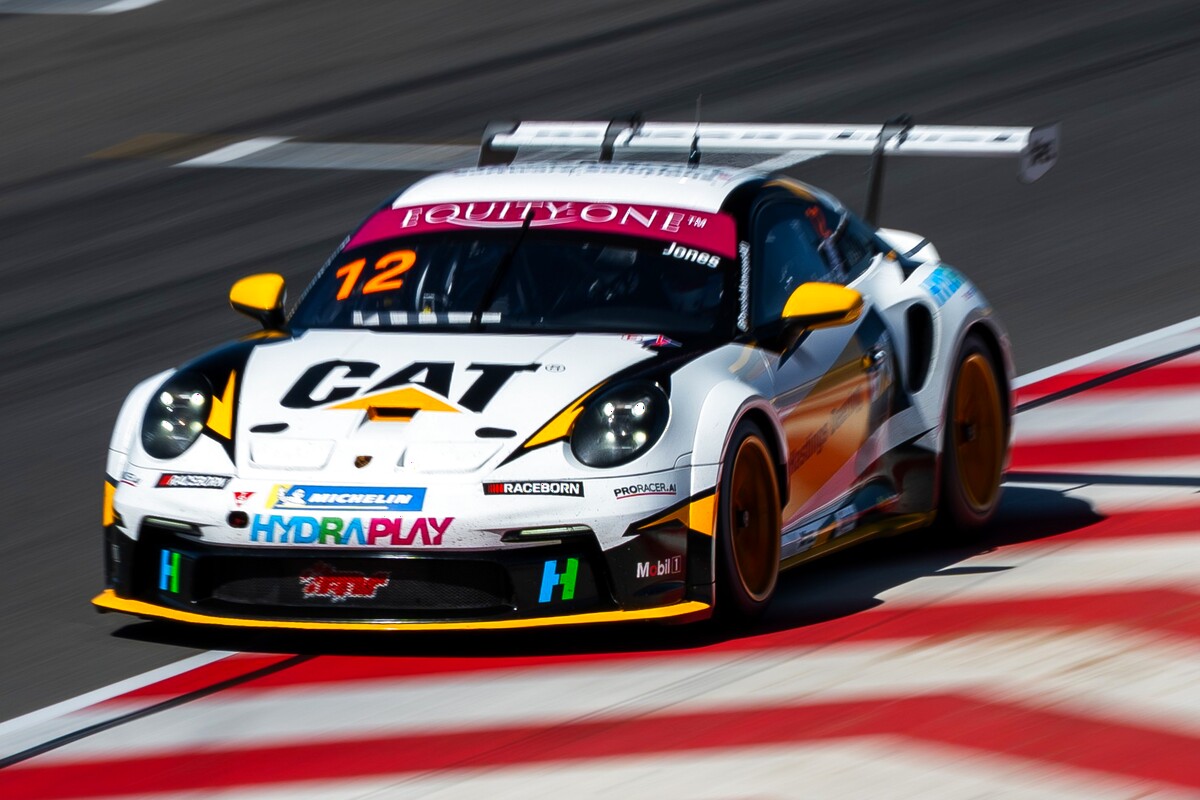 Harri Jones #12 racing at The Bend Motorsport Park 2026