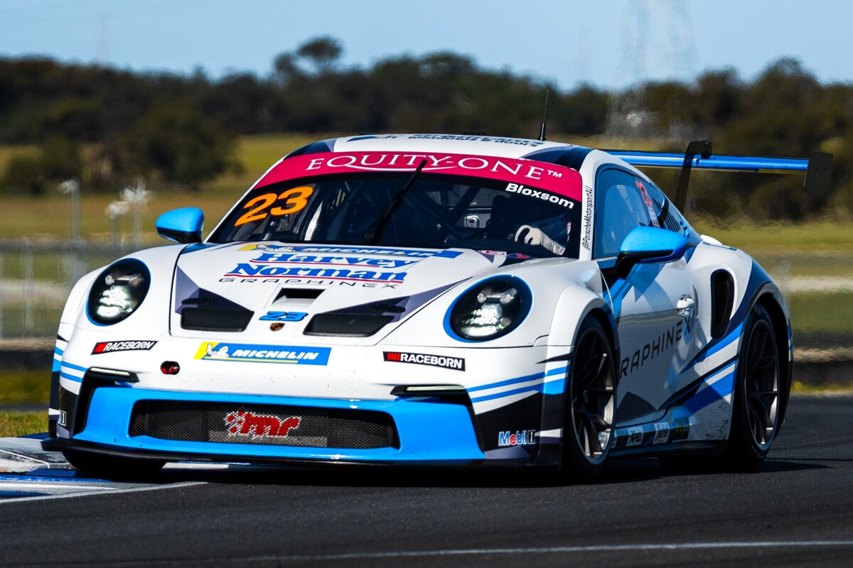 Lockie Bloxsom #23 racing at The Bend Motorsport Park 2026