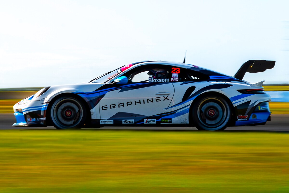Lockie Bloxsom #23 racing at The Bend Motorsport Park 2026