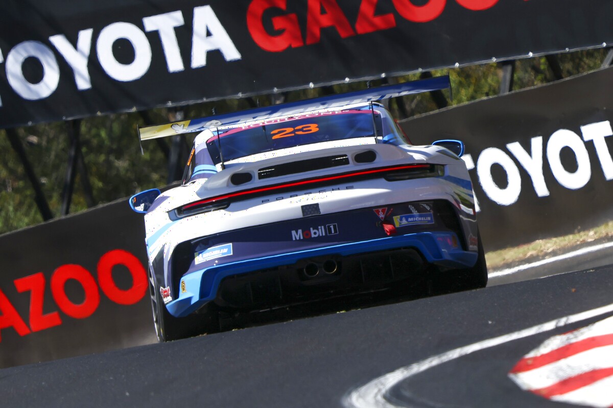 Lockie Bloxsom #23 racing at Mount Panorama Circuit Bathurst 2026