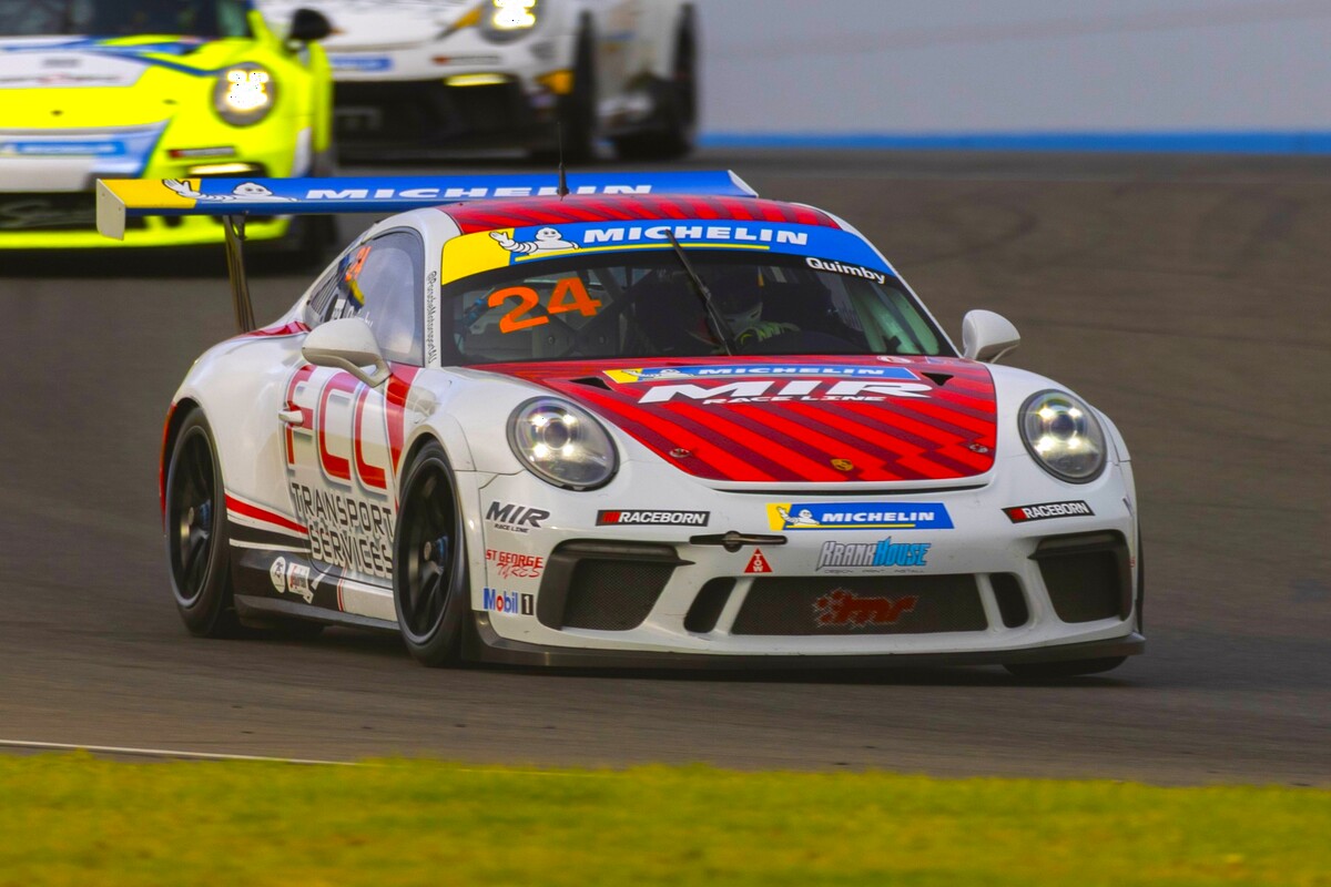 Daniel Quimby #24 racing at The Bend Motorsport Park 2026