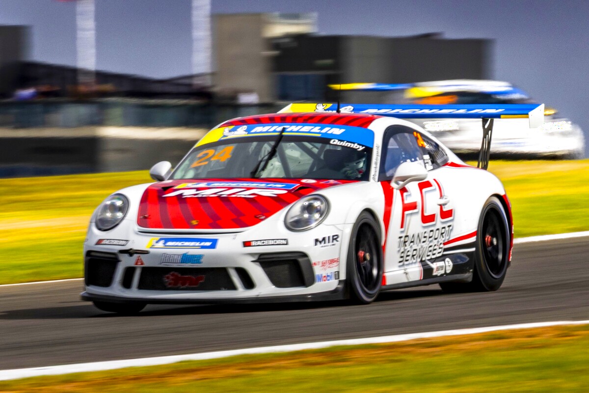 Daniel Quimby #24 racing at The Bend Motorsport Park 2026