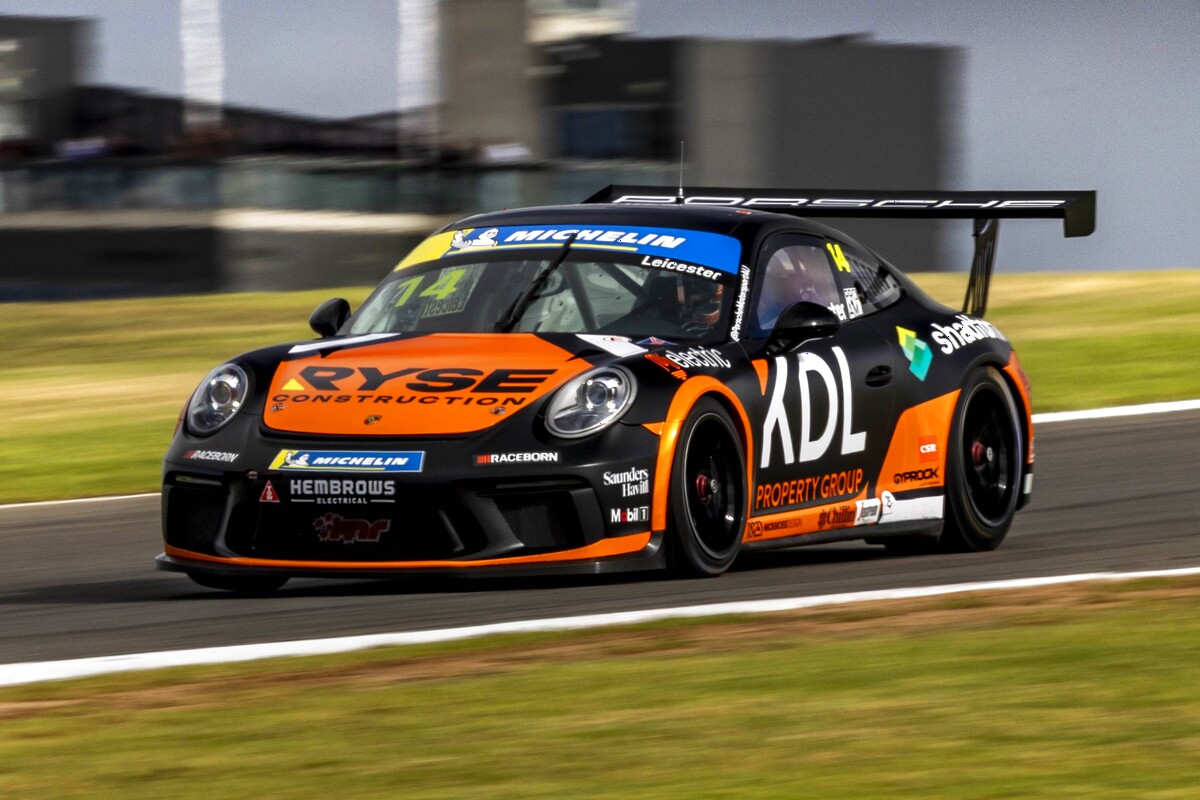 Kent Leicester #14 racing at The Bend Motorsport Park 2026