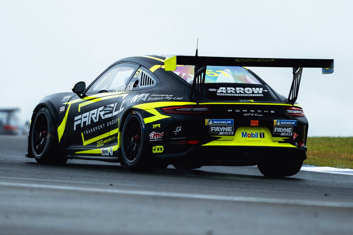 Tim Farrell #51 racing at The Bend Motorsport Park 2026