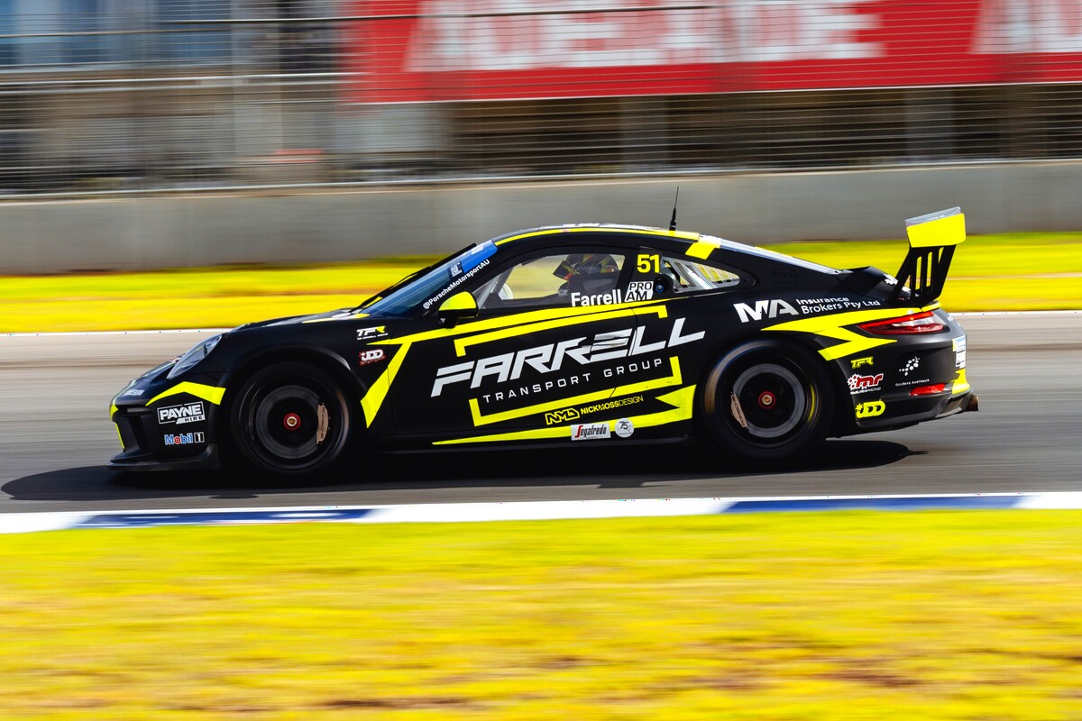Tim Farrell #51 racing at The Bend Motorsport Park 2026