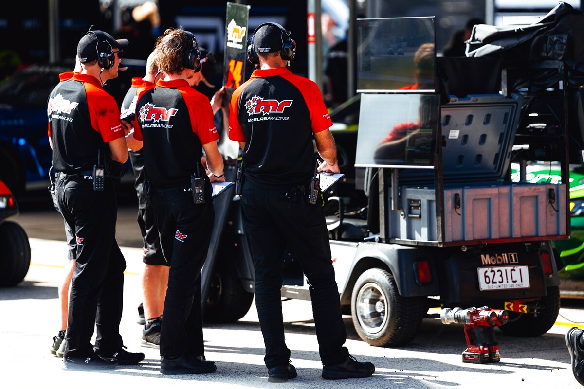 McElrea Racing crew at Queensland Raceway 2026