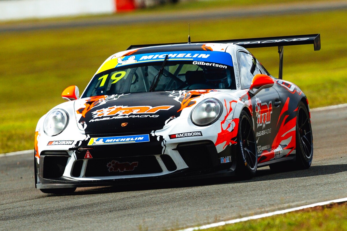 Anthony Gilbertson #19 racing at Queensland Raceway 2026