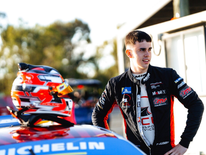 Daniel Quimby #24 racing at Queensland Raceway 2026