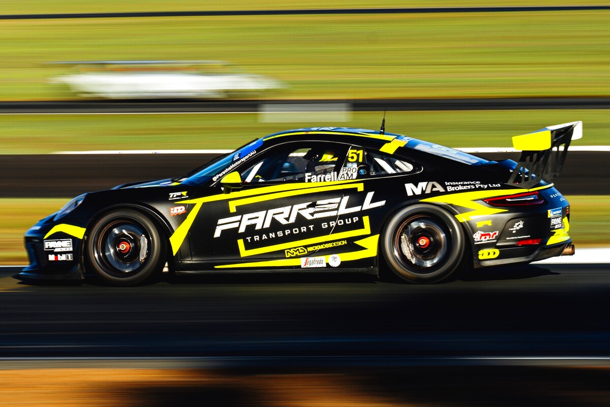 Tim Farrell #51 racing at Queensland Raceway 2026