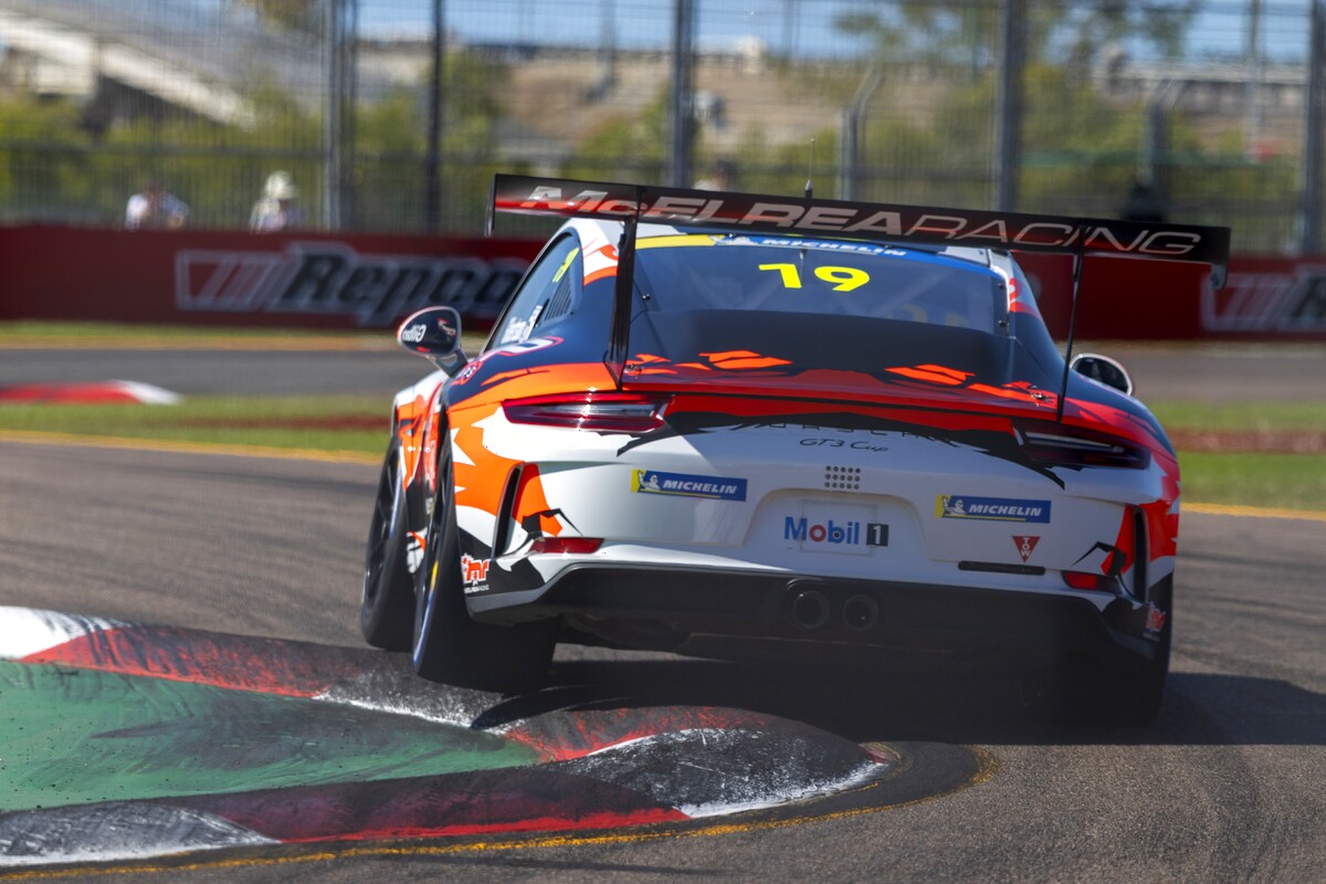 Anthony Gilbertson #19 racing at Townsville Street Circuit 2026