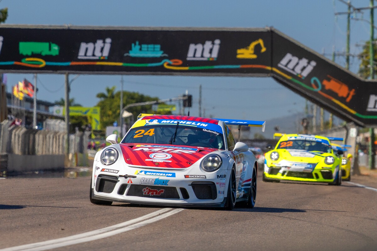 Daniel Quimby #24 racing at Townsville Street Circuit 2026