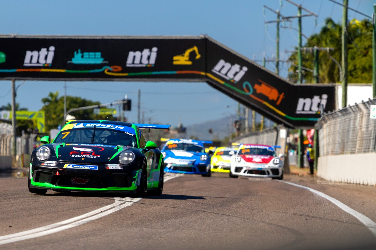 Kamal Mrad #7 racing at Townsville Street Circuit 2026