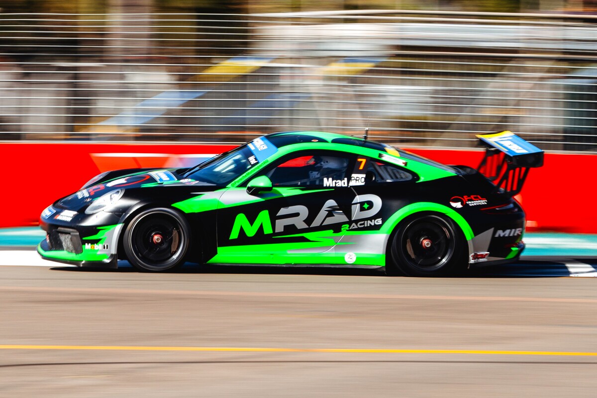 Kamal Mrad #7 racing at Townsville Street Circuit 2026