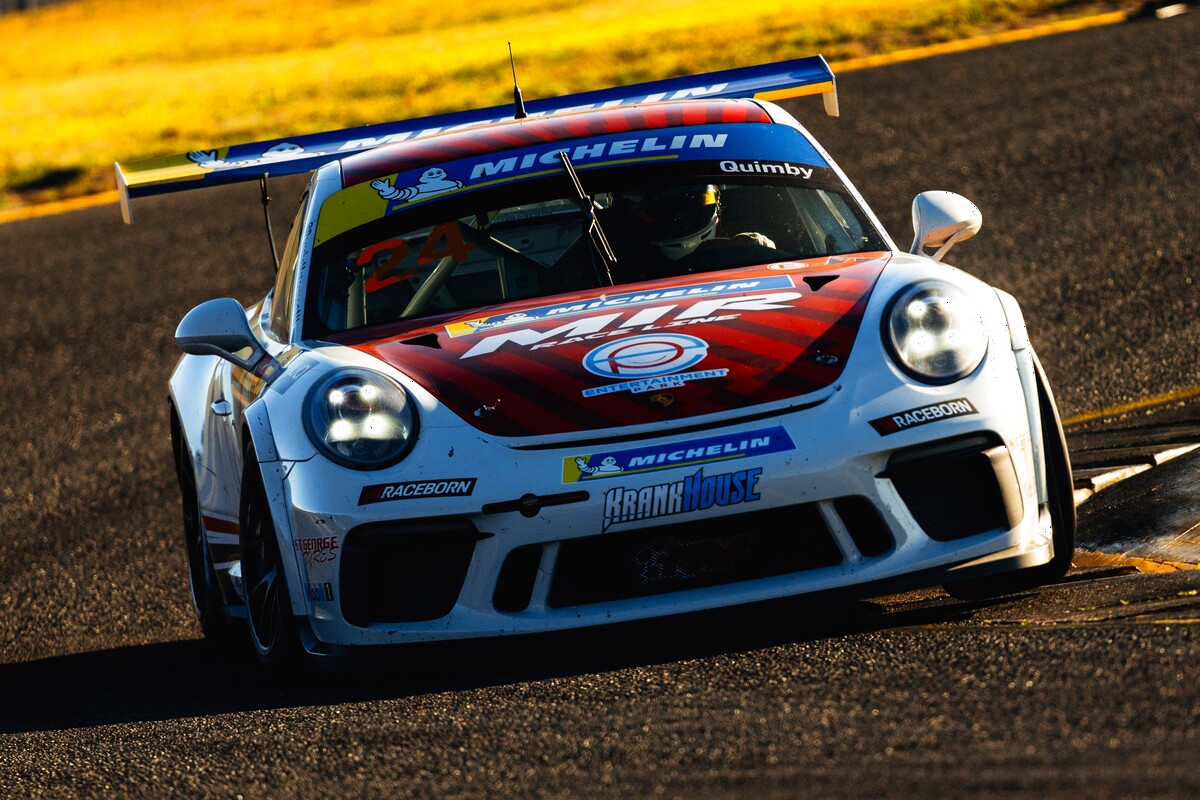 Daniel Quimby #24 racing at Sydney Motorsport Park 2026