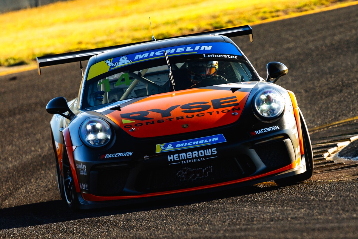 Kent Leicester #14 racing at Sydney Motorsport Park 2026