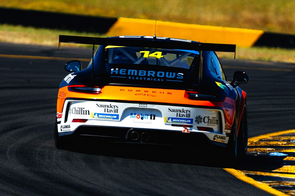 Kent Leicester #14 racing at Sydney Motorsport Park 2026