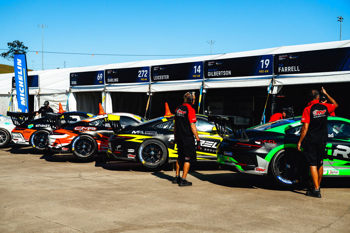 McElrea Racing crew at Sydney Motorsport Park 2026