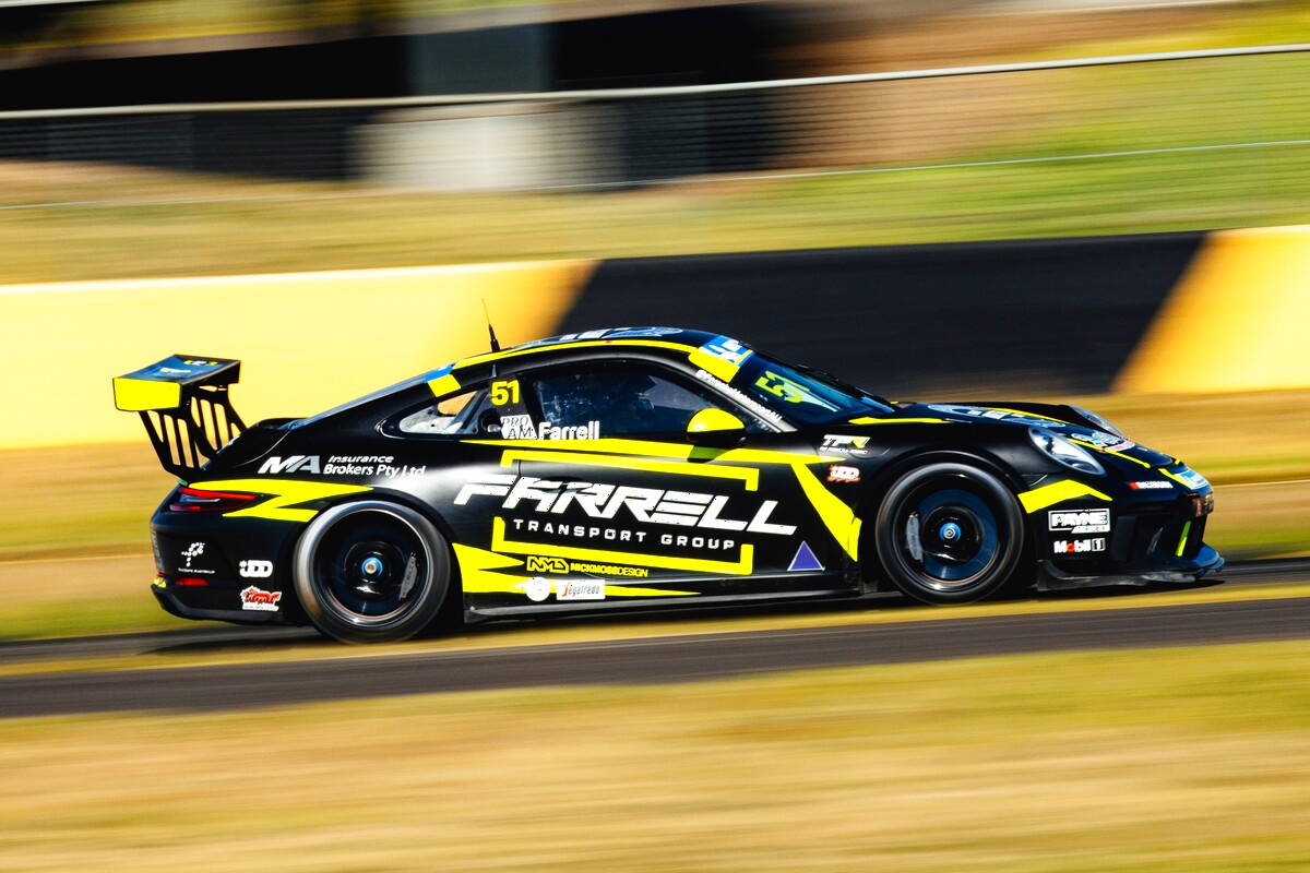 Tim Farrell #51 racing at Sydney Motorsport Park 2026
